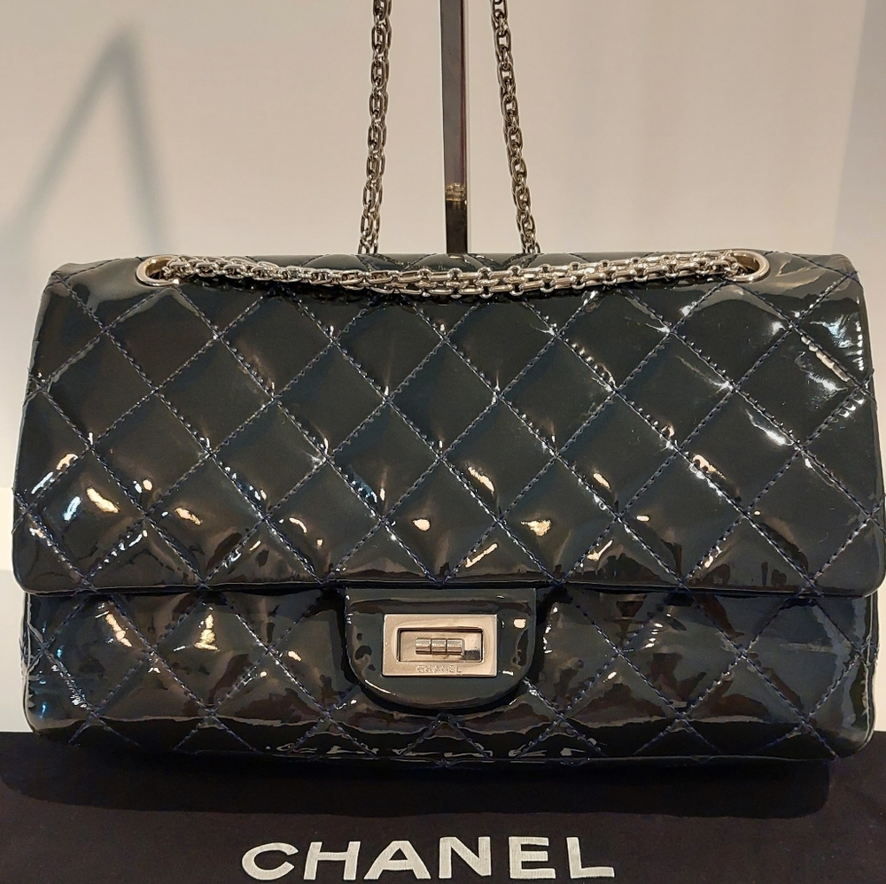 Chanel Reissue 277 Flap Blue Dark Navy Bag